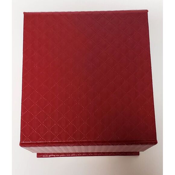 Pier 1 Li Bien 2016 Poinsettia Gold Bell Red Boxed Reverse Painted Ornament Box - Picture 9 of 10